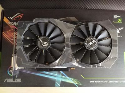 Лот: 11286879. Фото: 1. Asus strix GTX 1050 TI 4G gaming. Видеокарты