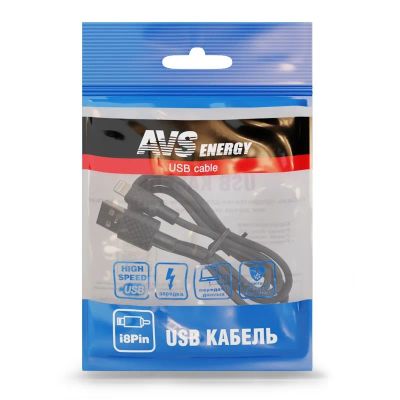 Лот: 20584100. Фото: 1. Кабель AVS для iphone 5 (1м USB... Электроприборы для автомобиля