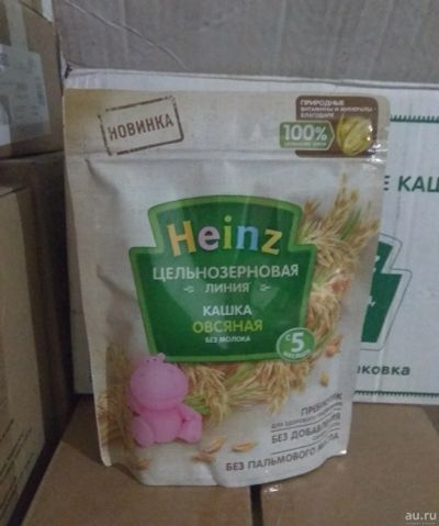 Лот: 16453050. Фото: 1. каша хайнц Heinz овсяная. Крупы, сыпучие продукты