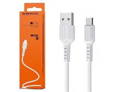 Лот: 20884996. Фото: 1. Кабель Borofone BX16 microUSB... Дата-кабели, переходники