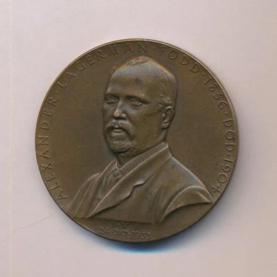 Лот: 19706403. Фото: 1. Швеция Медаль Александр Лагерман... Юбилейные