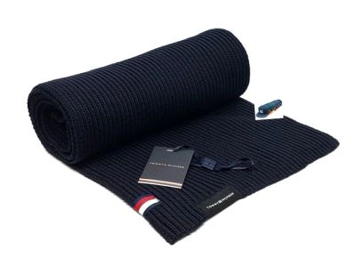 Лот: 19468666. Фото: 1. Шарф Tommy Hilfiger (черный). Шарфы, платки