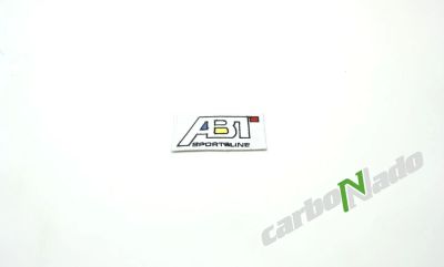 Лот: 14363432. Фото: 1. Нашивка ABT белая. Нашивки, шевроны, погоны