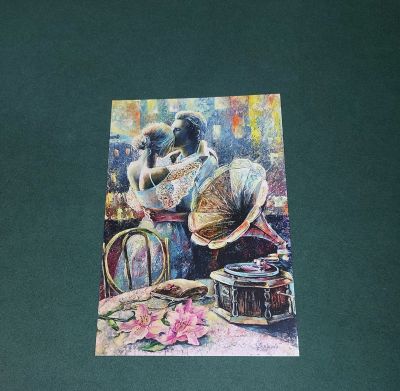 Лот: 18588005. Фото: 1. Открытка. Двое. Открытки, конверты