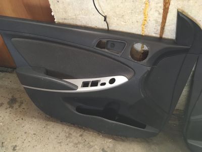 Лот: 15538876. Фото: 1. Обшивки дверей Hyundai Solaris... Салон
