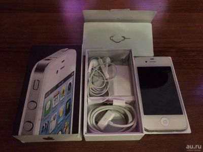 Лот: 8946175. Фото: 1. Apple iPhone 4 16GB White полный... Смартфоны