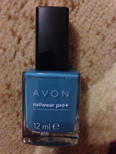 Лот: 4414030. Фото: 1. Синий лак AVON. Лак для ногтей