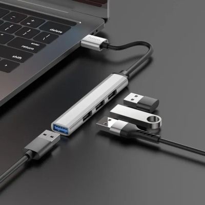 Лот: 25614373. Фото: 1. Адаптер Hoco HB26, 4 в 1, USB... Детали тюнинга