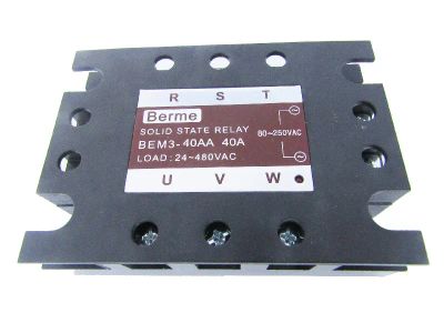 Лот: 17508931. Фото: 1. Трехфазное реле SSR - BEM3 - 40AA... Промышленное