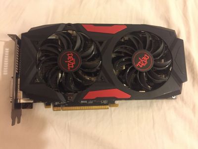 Лот: 12706531. Фото: 1. Видеокарта Red Devil RX470 4Гб... Видеокарты
