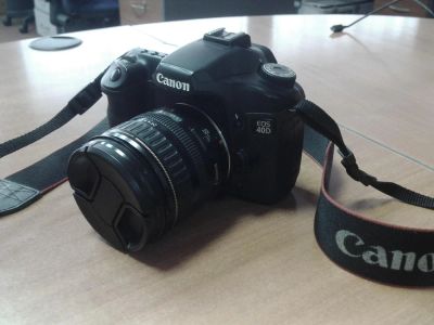 Лот: 8216176. Фото: 1. Canon 40D с объективом Canon EF... Цифровые зеркальные