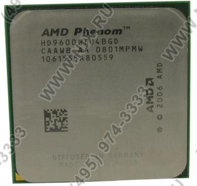 Лот: 5043933. Фото: 1. AMD Phenom X4 9600 (HD9600W) 2... Процессоры
