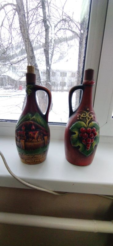 Лот: 18340127. Фото: 1. Кувшин для вина Ручная работа. Кувшины, графины