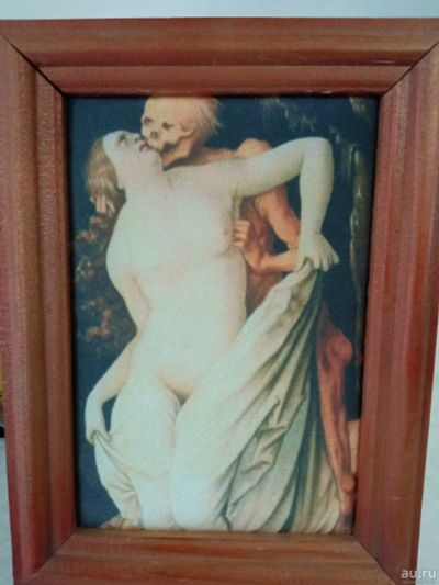 Лот: 17238890. Фото: 1. Настольная плакетка картина мини... Картины, рисунки
