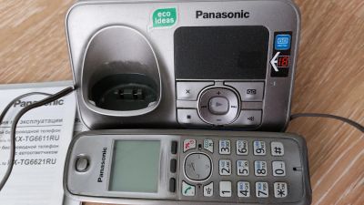 Лот: 20830517. Фото: 1. Радиотелефон Panasonic KX-TG6621. DECT и радиотелефоны
