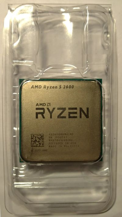Лот: 19506872. Фото: 1. Процессор AMD Ryzen 5 2600. Процессоры