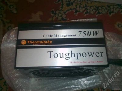 Лот: 594195. Фото: 1. БП Thermaltake W0116 ToughPower... Корпуса, блоки питания
