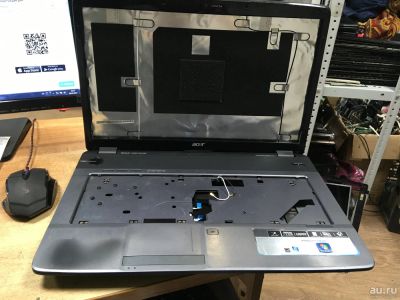 Лот: 10522031. Фото: 1. корпус петли шарниры Acer 7736ZG... Корпуса, блоки питания