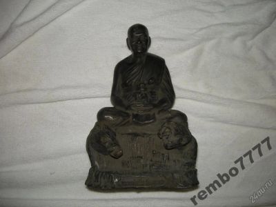 Лот: 5820627. Фото: 1. монах.старец.бронза.20см.камбоджа... Скульптуры