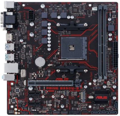 Лот: 16832094. Фото: 1. ASUS PRIME B350M-E (Поддержка... Материнские платы
