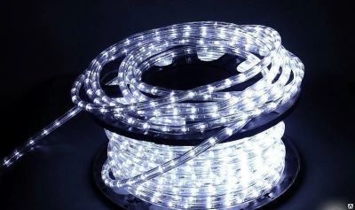 Лот: 16903253. Фото: 1. Дюралайт LED круглый, 3 жилы... Гирлянды, шарики, новогодние аксессуары