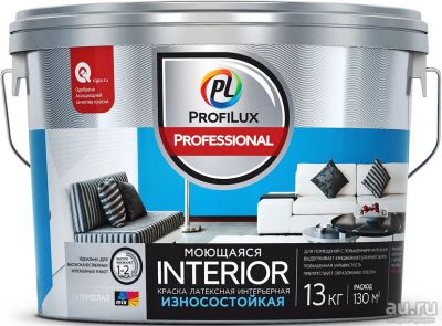 Лот: 18572352. Фото: 1. Краска ProfiLux Professional Interior... Краски, лаки, растворитель