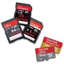 Лот: 9154178. Фото: 1. microSDXC-flash карта SanDisk... Карты памяти