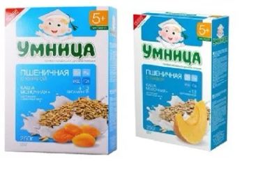 Лот: 3630794. Фото: 1. Каша умница. Две пачки. Без обмена. Детское питание