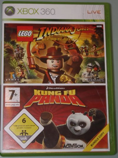 Лот: 4890639. Фото: 1. LEGO Indiana Jones + Kung Fu Panda... Игры для консолей