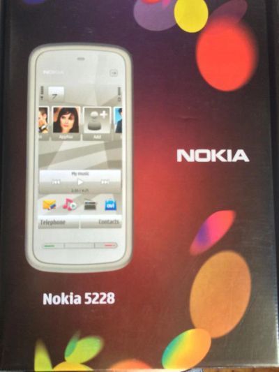 Лот: 4249942. Фото: 1. Коробка для Nokia 5228. Коробки, инструкции