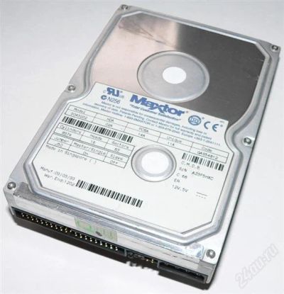 Лот: 2379880. Фото: 1. IDE 4.3Gb Maxtor DiamondMax 90432D2. Жёсткие диски (HDD)