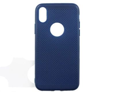 Лот: 20888115. Фото: 1. Чехол iPhone X/XS (SG135) синий. Чехлы, бамперы