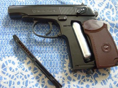 Лот: 1832397. Фото: 1. Пневматический пистолет Makarov... Пневматическое оружие