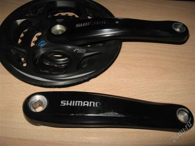 Лот: 2767152. Фото: 1. Система с шатунами Shimano Dual... Запчасти