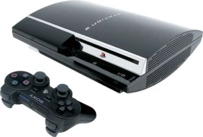 Лот: 4153126. Фото: 1. Sony PlayStation 3 с двумя беспроводными... Игровые приставки, консоли