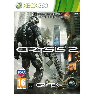 Лот: 3911453. Фото: 1. Crysis 2 (Xbox 360). Игры для консолей