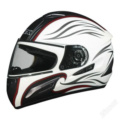Лот: 2649976. Фото: 1. AFX FX-100 Wave Helmet Flat White... Аксессуары