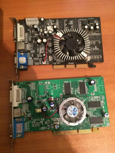 Лот: 8840253. Фото: 1. Старая видеокарта ATI Radeon R9600pro... Видеокарты
