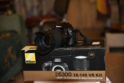 Лот: 5075314. Фото: 1. фотокамера Nikon D5300 kit 18-140... Цифровые зеркальные