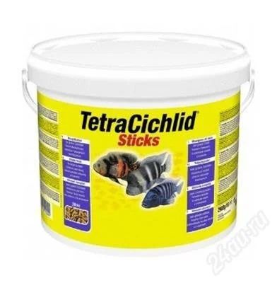 Лот: 9984785. Фото: 1. корм для рыб Tetra Cichlid Sticks... Корма