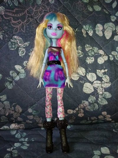 Лот: 19502595. Фото: 1. Кукла Monster high оригинал Эбби. Куклы и аксессуары