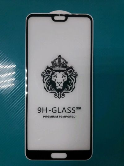 Лот: 11874879. Фото: 1. Защитное стекло Huawei P20 Черное... Дисплеи, дисплейные модули, тачскрины