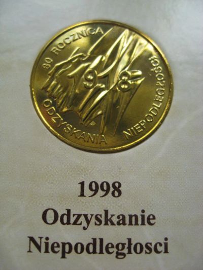 Лот: 10017661. Фото: 1. Польша, 2 злотых 1998 года. 80... Европа