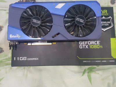 Лот: 11808886. Фото: 1. GTX 1080ti Palit GameRock. Видеокарты