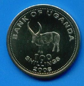Лот: 8758814. Фото: 1. Уганда 100 шиллингов 2008 (з62... Африка