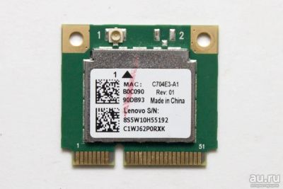 Лот: 15098554. Фото: 1. Модуль Wi-Fi от Lenovo B50-10... WiFi, Bluetooth адаптеры