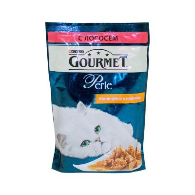 Лот: 10399046. Фото: 1. Корм Gourmet Perle Для Кошек Мини-филе... Корма