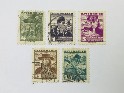 Лот: 23964425. Фото: 1. Костюмы, одежда. Пастух, Бургенланд... Марки