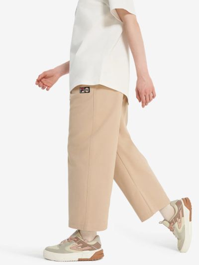 Лот: 25671816. Фото: 1. Брюки женские FILA, Бежевый. Спортивные брюки, штаны