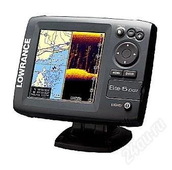 Лот: 2570118. Фото: 1. Lowrance Elite-5 DSI Эхолот картплоттер... Эхолоты